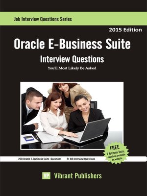 cover image of Oracle E-Business Suite Interview Questions You'll Most Likely Be Asked